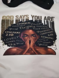 Image of Reusable Bag ( God Says)