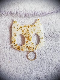 Image 1 of Sailor Moon Self Defense Keychain white n gold 