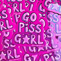 Image 1 of Go Piss G*rl Stickers