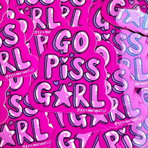 Image of Go Piss G*rl Stickers