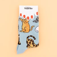 Image 4 of CouCou Suzette - MEOW SOCKS COTTON