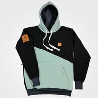 Image 1 of Diagonal Tall Hoodie 10K Menta