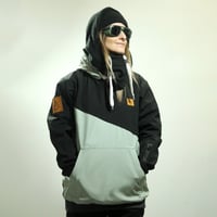 Image 2 of Diagonal Tall Hoodie 10K Menta