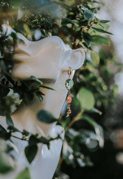Image of Yule Crescent Earrings