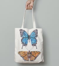 Steampunk Butterflies Tote Bag