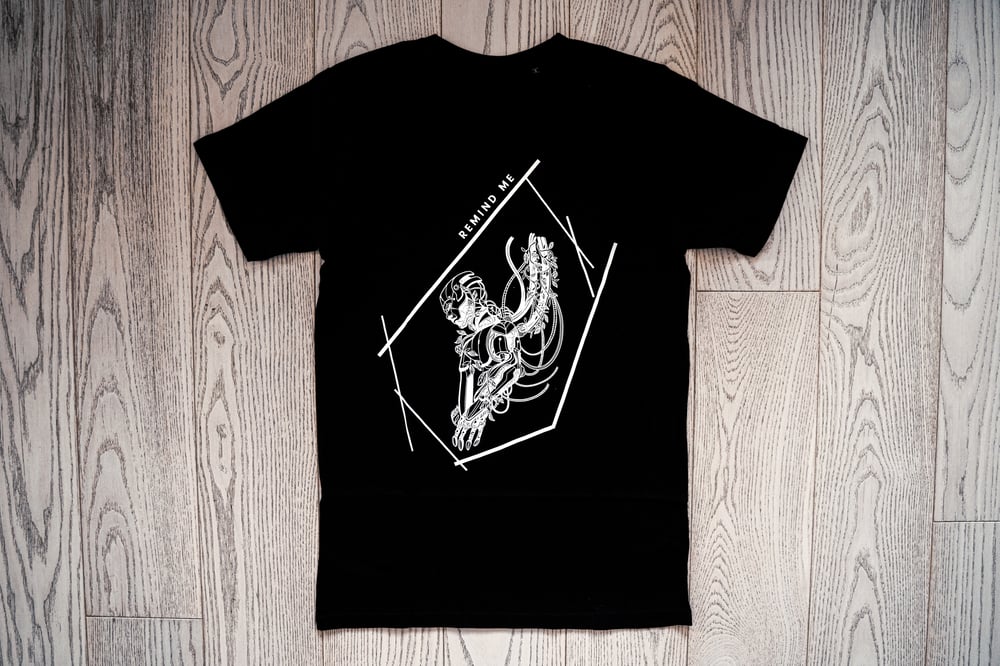 Image of 'Remind Me' UNISEX t-shirt [ BLACK // WHITE ]