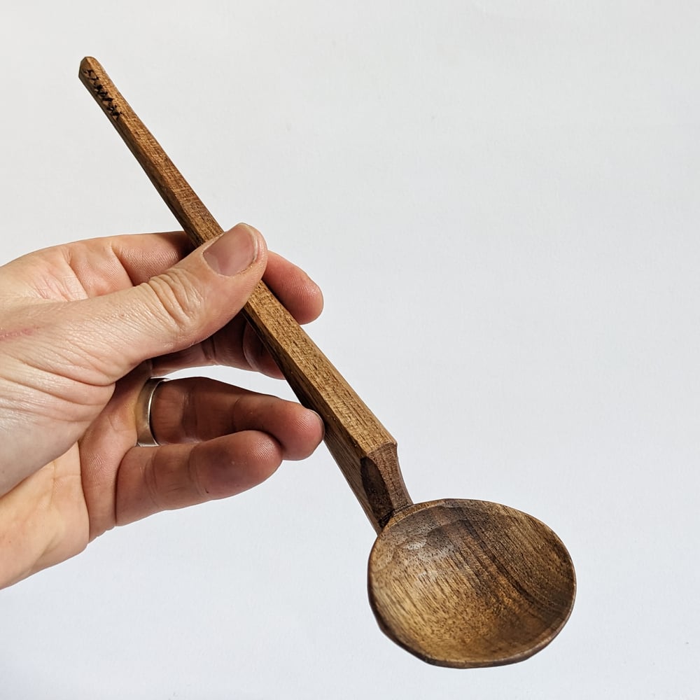 Walnut traditional Cawl Spoon