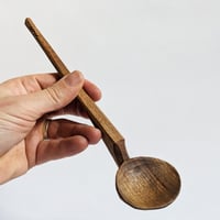 Image 2 of Walnut traditional Cawl Spoon