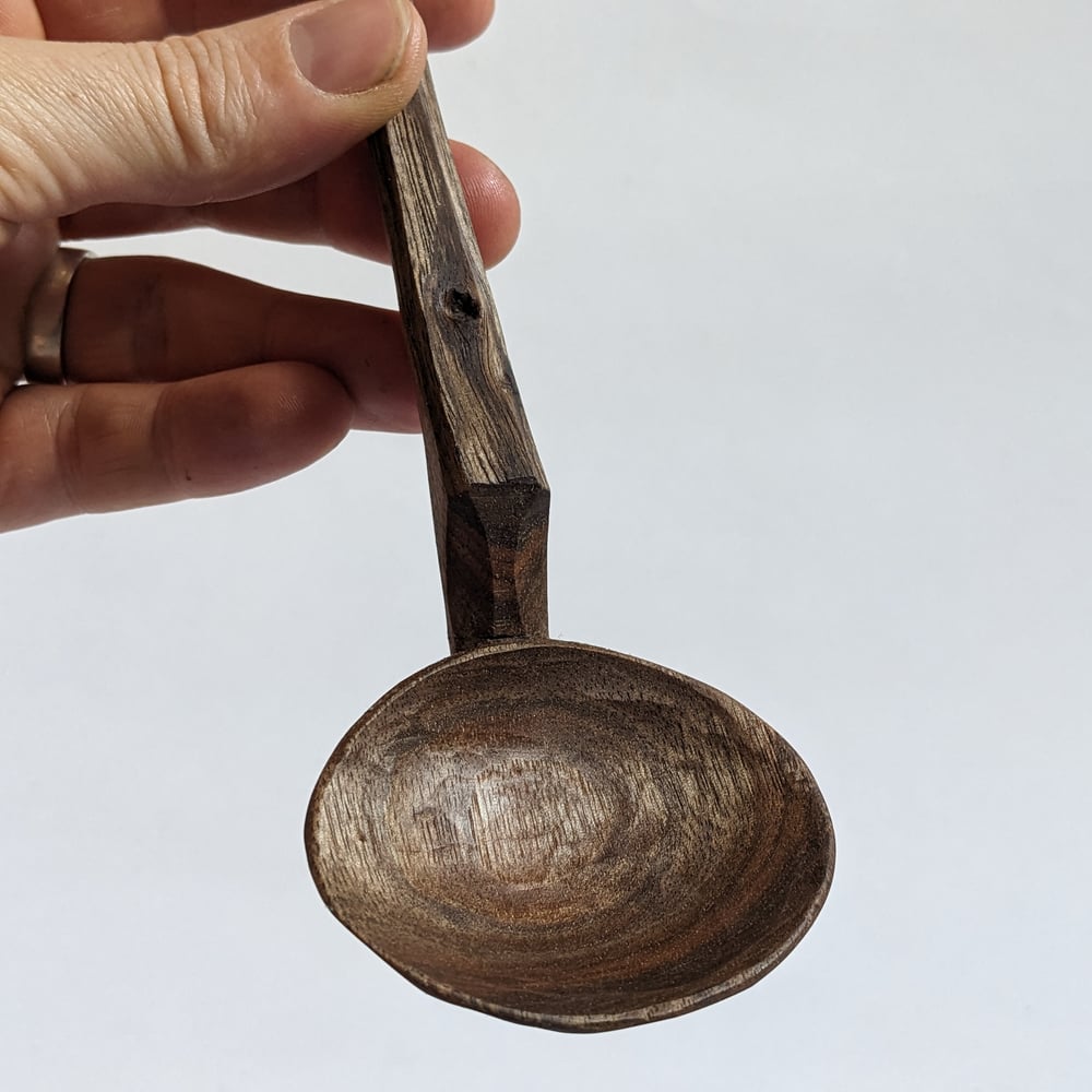 Walnut traditional Cawl Spoon