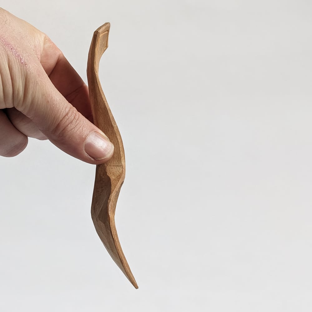 Beech Dolphin Spoon