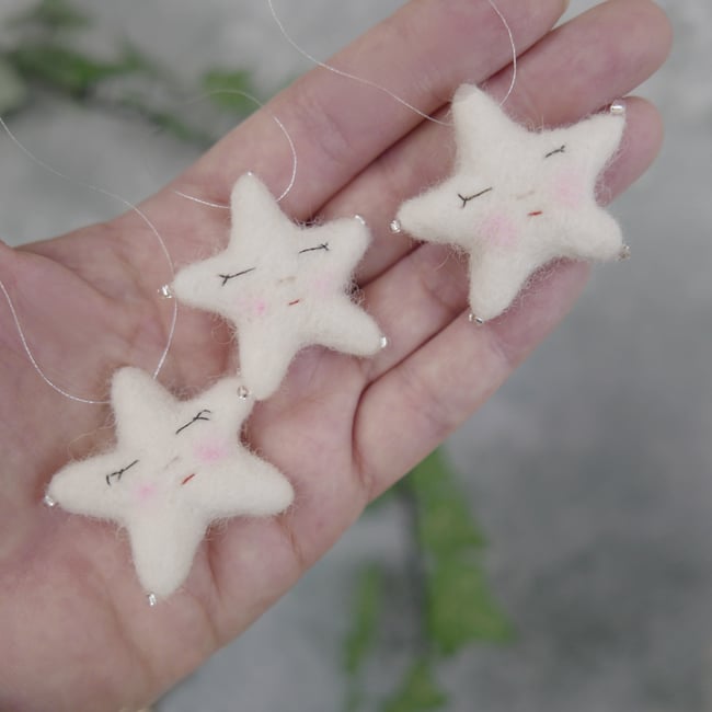 sleepy star ornament