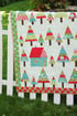 Let It Snow Quilt with checkerboard border Image 3