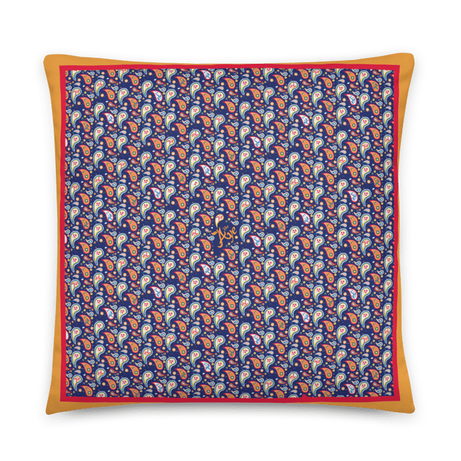 Paisley Blossom Accent Pillow