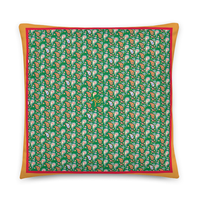 Paisley Blossom Accent Pillow