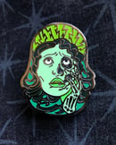 Image 2 of "Radium Girl" Enamel Pin
