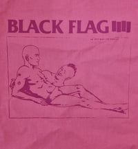 Image 2 of Black Flag We Destroy The Family tote (pink)