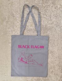 Image 1 of Black Flag We Destroy The Family tote (grey)