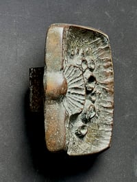 Image 2 of Bronze Push-Pull Handle with Seashell Design