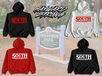 Image 2 of Hayward Strong "South Hayward Things" in Red with White Hoodie