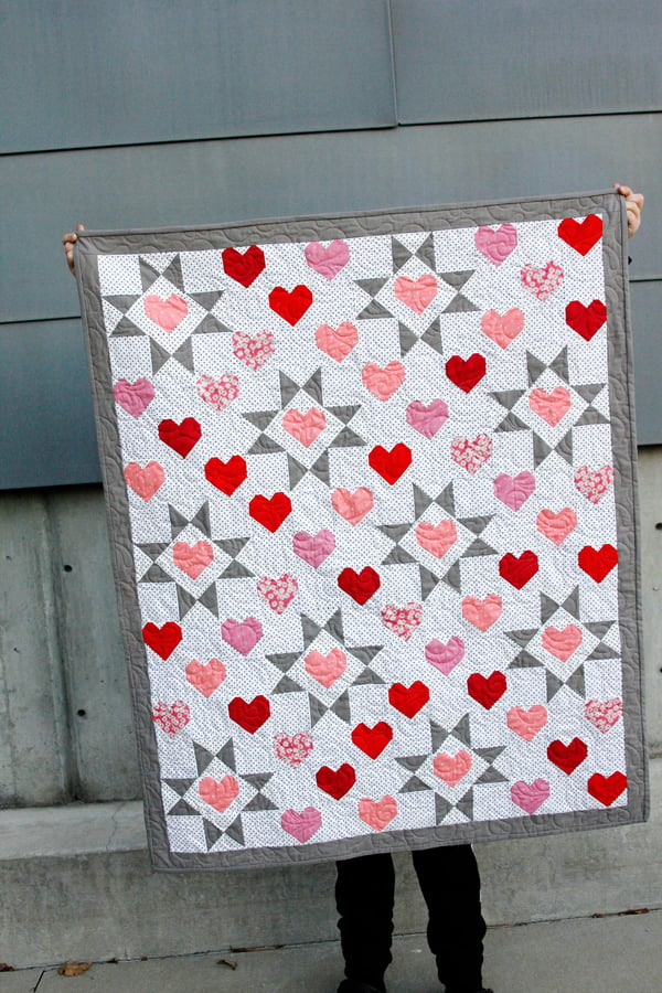 Image of VALENTINE Quilt PDF Pattern 