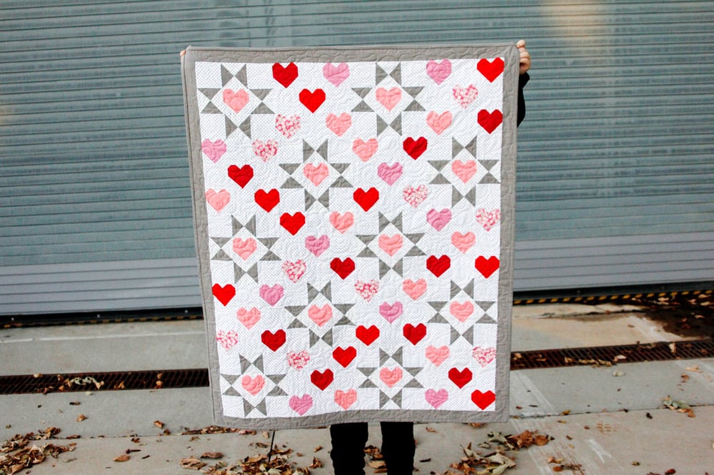 Image of VALENTINE Quilt PDF Pattern 