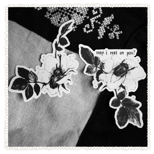may i rest on you  - sticker pack