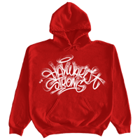 Image 1 of "Hayward Strong" Fat Cap Red With White Hoodie