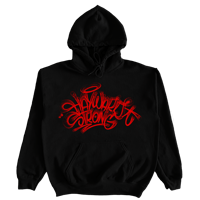 Image 1 of "Hayward Strong" Fat Cap Black With Red Hoodie