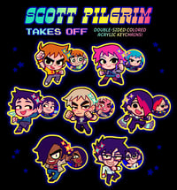 Image 1 of [PREORDER] Scott Pilgrim Takes Off Acrylic Charms