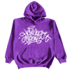 "Hayward Strong" Fat Cap Purple With White Hoodie
