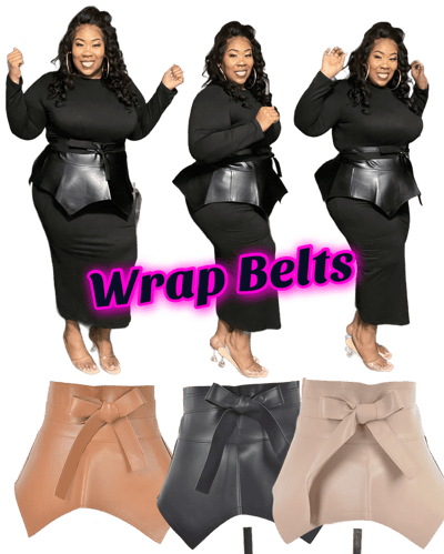 Image of 3pack "MY FLYCHICK" WRAP BELT