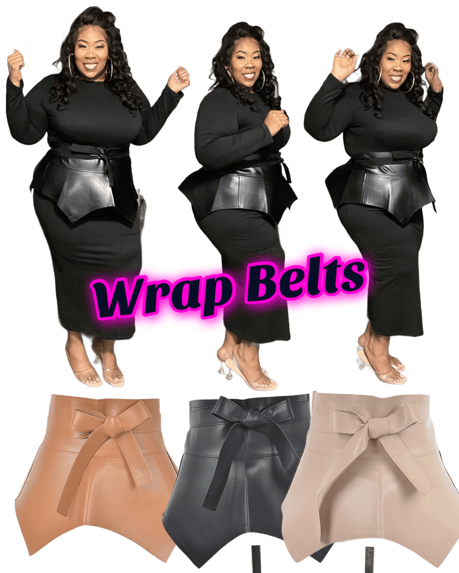 Image of 3pack "MY FLYCHICK" WRAP BELT