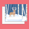 Festive Deer Holiday Card