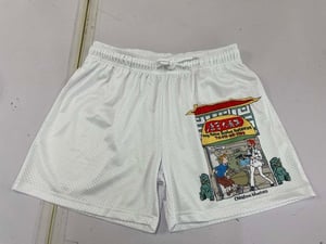 Tintin x Chinatown White Mesh shorts 