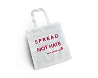 "Spread Hummus Not Hate" Tote Bag