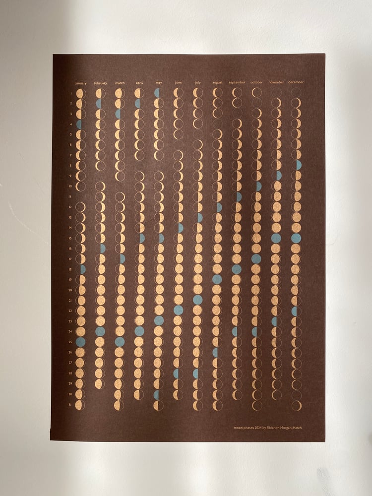 Image of Moon Calendar 2024 