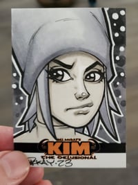 Image of KIM Hates Tina 1/1 Sketch Card