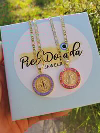 Image 1 of Saint Benedict Medal Necklace 