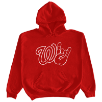 Image 1 of Hayward Strong - "Hayward West" in Red Hoodie With White