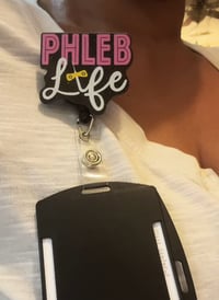 Image 2 of 1Pc PHLEB LIFE - Badge Holder 