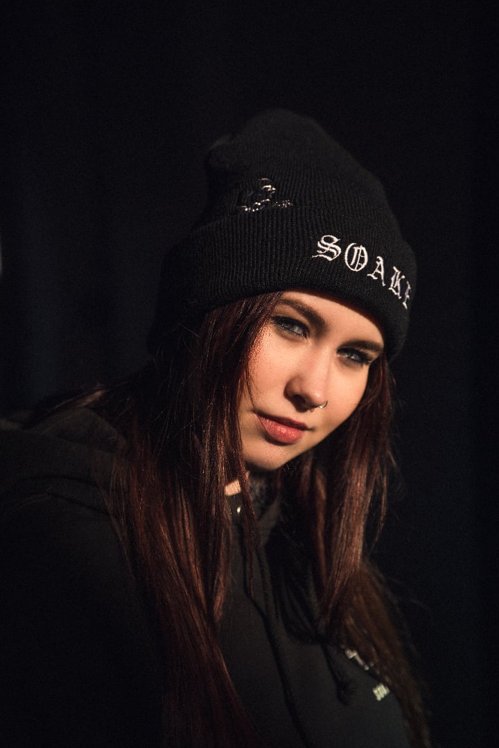 Image of Soaked Skeleton Web Combo Beanie