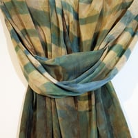 Image 3 of Mother of Pearl - Ecoprint and Botanical dyed silk scarf