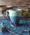 Latte Mug - Sky Blue & Purple