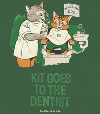 Image 3 of Kit Goes to the Dentist Sweatshirt
