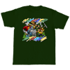 Hayward Strong "Mascot Gang"on Dark Green Shirt