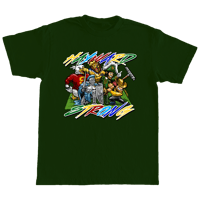 Hayward Strong "Mascot Gang"on Dark Green Shirt