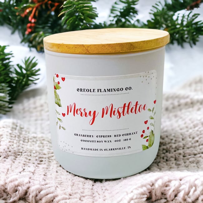 Merry Mistletoe Candle (6 oz.)