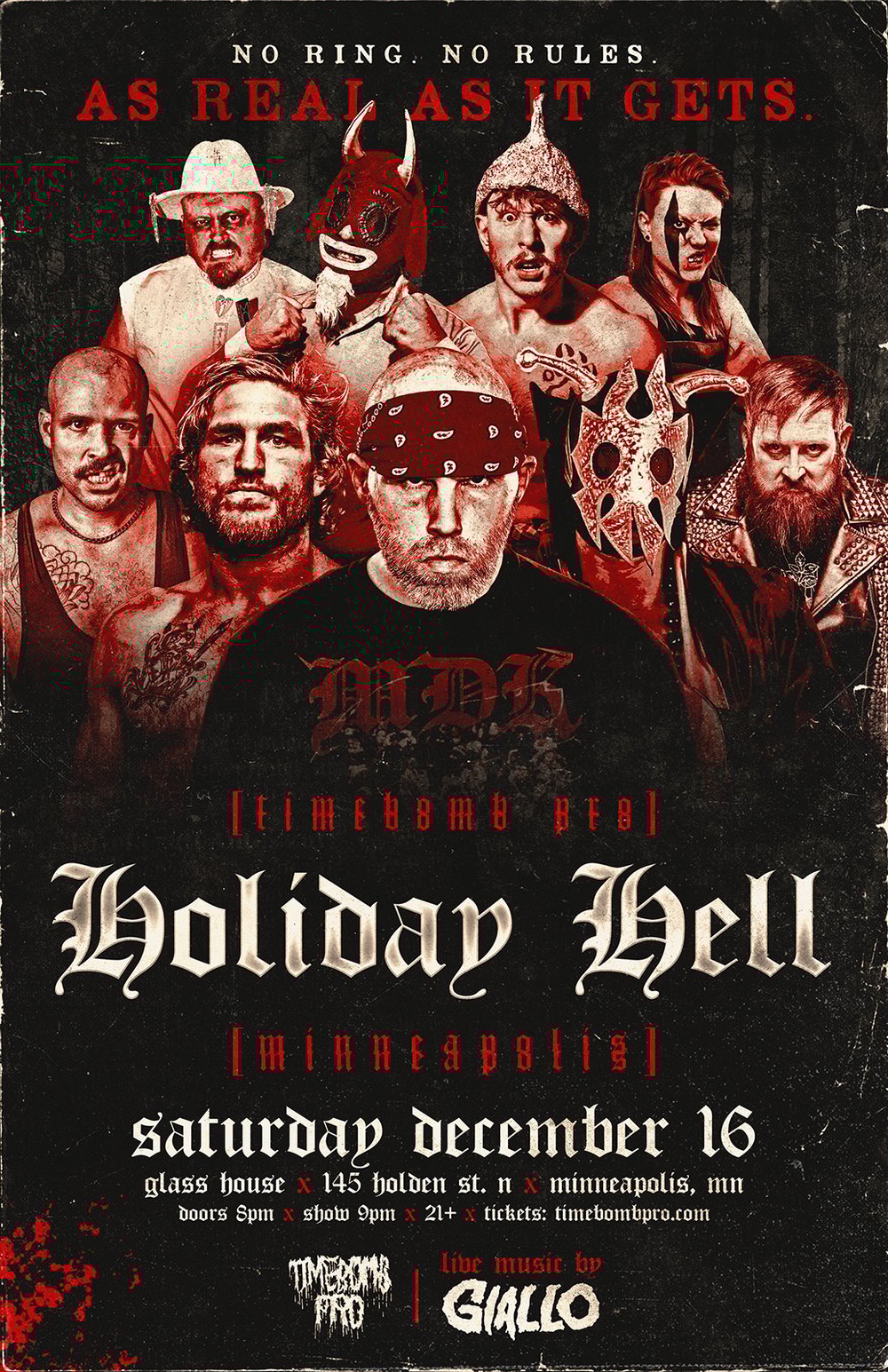 Image of Timebomb Pro Presents: Holiday Hell MPLS 12/16/23