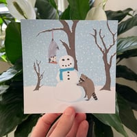 Image 2 of Best Friends Winter Art Prints