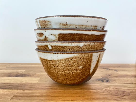 Image of Daily dark chocolate stoneware bowls